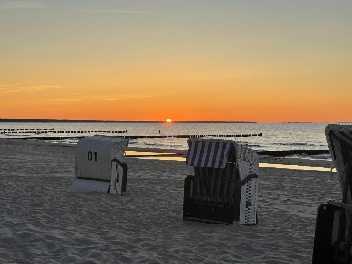 "Ab Zum Strand" Ferienwohnung Mit Balkon Zempin Luaran gambar